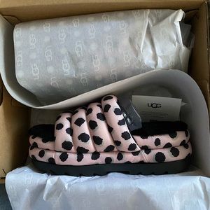 UGG Maxi Cheetah Print Slide NIB size W7